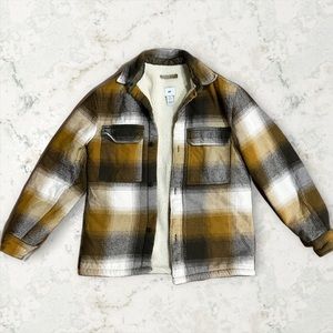 H&M Men’s Sherpa Flannel Jacket / Coat